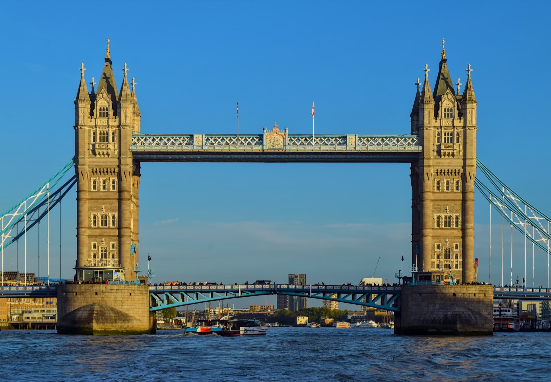 Tower Bridge at golden hour, London