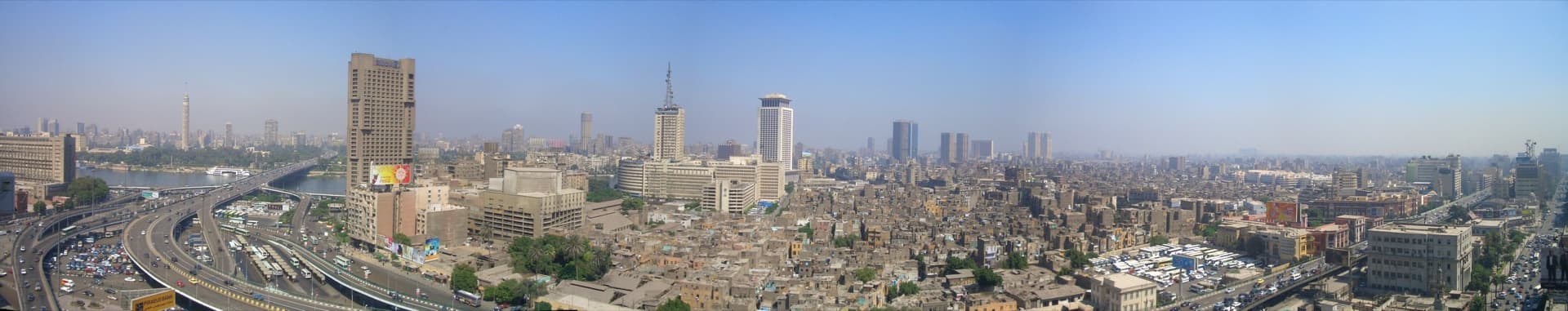 Cairo skyline panorama