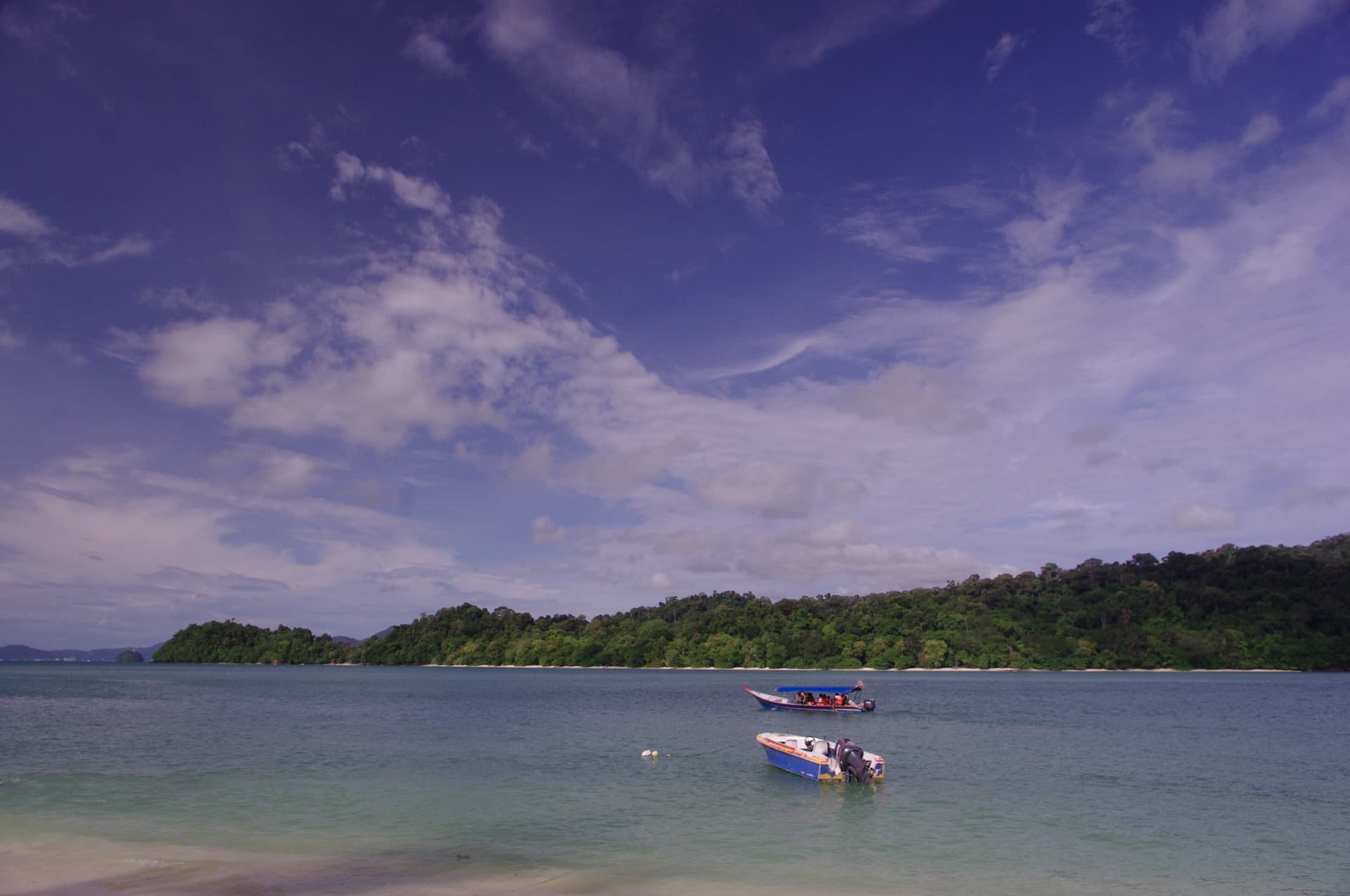 Coastal waters of Langkawi, Malaysia