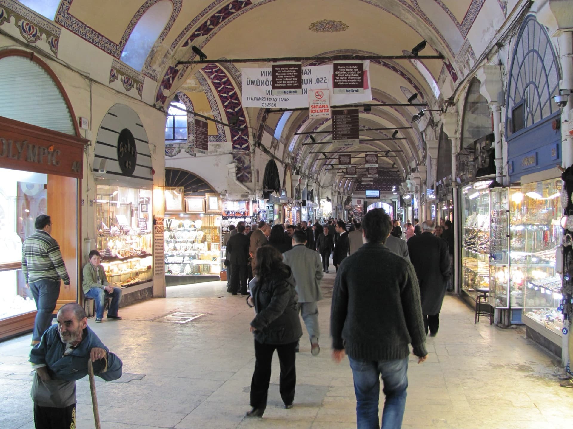 Inside the Grand Bazaar, Istanbul