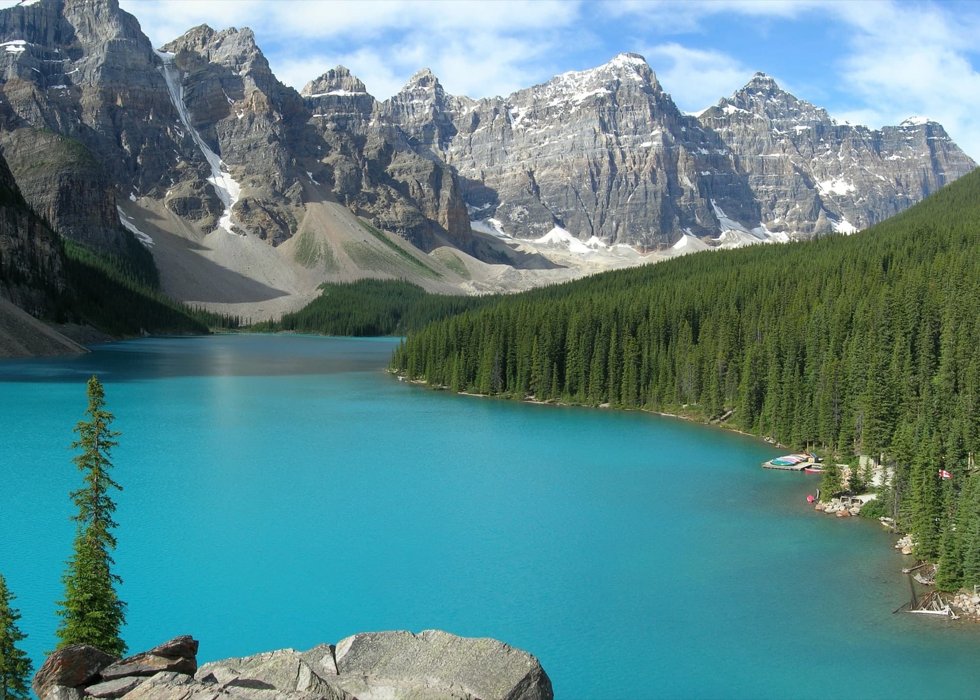 Moraine Lake in Banff National Park, Canada