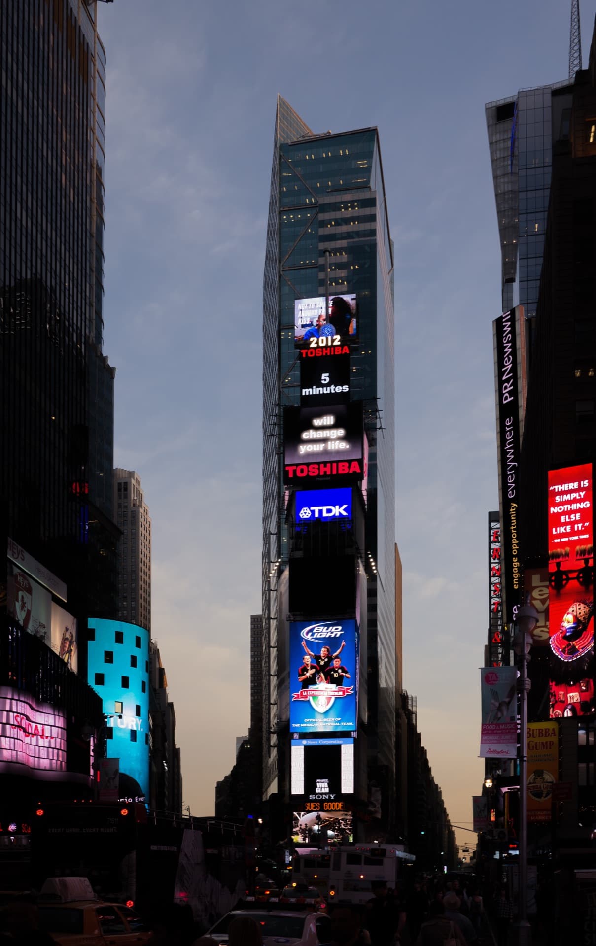 Times Square at night, New York