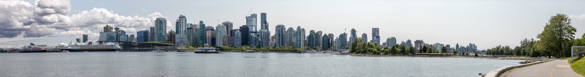 Vancouver skyline from the harbour